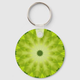 Peridot Kaleidoscope Keychain