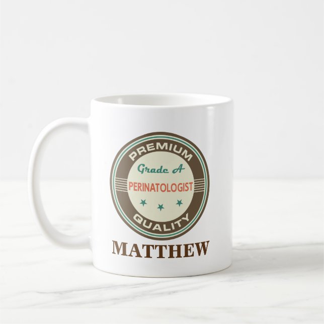 Perinatologist Personalized Office Mug Gift (Left)