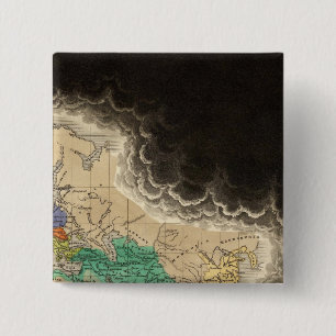 Period of The First Crusade 1100 AD 2 Inch Square Button