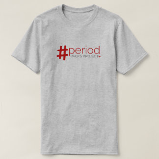 Period Packs Project T-Shirt - Grey