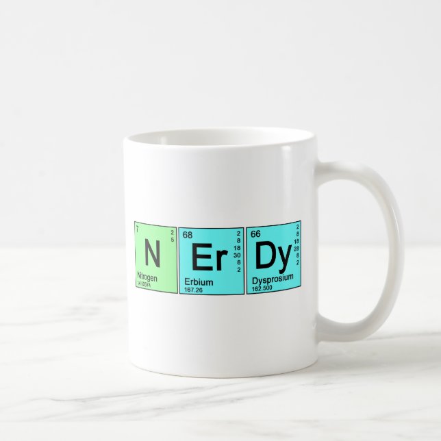 Periodic Nerd Coffee Mug (Right)