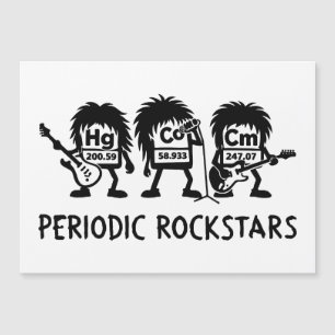 Periodic Rockstars Chemistry Humor