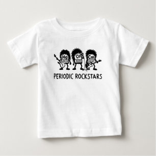 Periodic Rockstars Chemistry Humor Baby T-Shirt