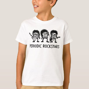 Periodic Rockstars Chemistry Humor T-Shirt