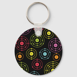 Periodic Shells Keychain