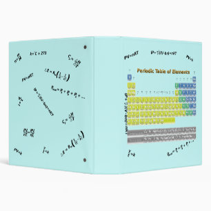 Periodic Table 1.5 inch Ring Binder