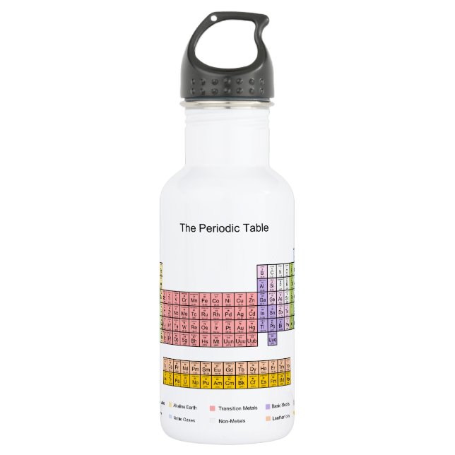 Periodic Table 532 Ml Water Bottle (Front)