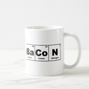 Periodic Table Bacon Coffee Mug