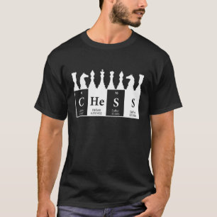 Periodic Table Chess Pieces King Queen Bishop Knig T-Shirt