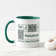 Periodic Table Dad Jokes Mug