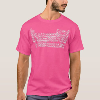 Periodic Table Design Science Teacher Nerd Geek De T-Shirt