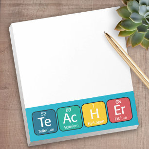 Periodic Table Elements Spelling Teacher Notepad
