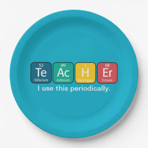 Periodic Table Elements Spelling Teacher Paper Plate