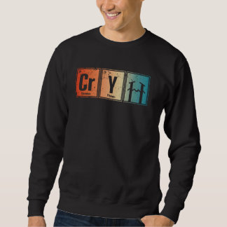 Periodic Table Inspired Fun Elements Read Cry Sweatshirt