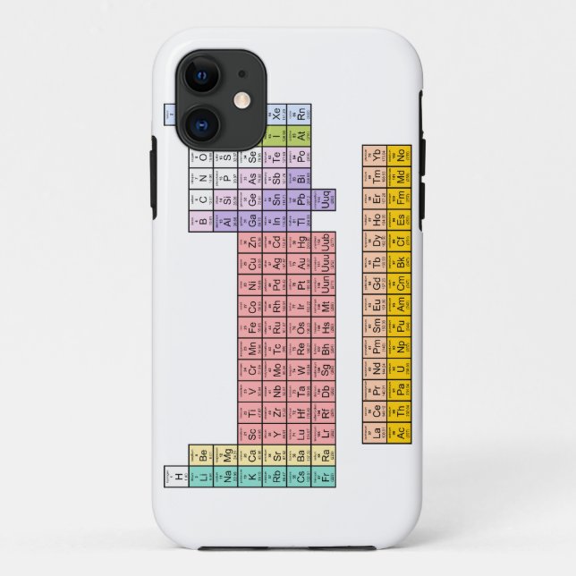Periodic Table iphone 5 case (Back)
