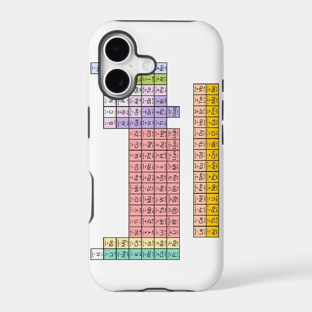 Periodic Table iphone 5 case (Back)