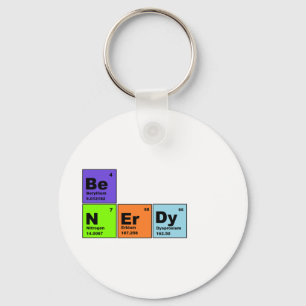 Periodic Table Nerdy Products Keychain