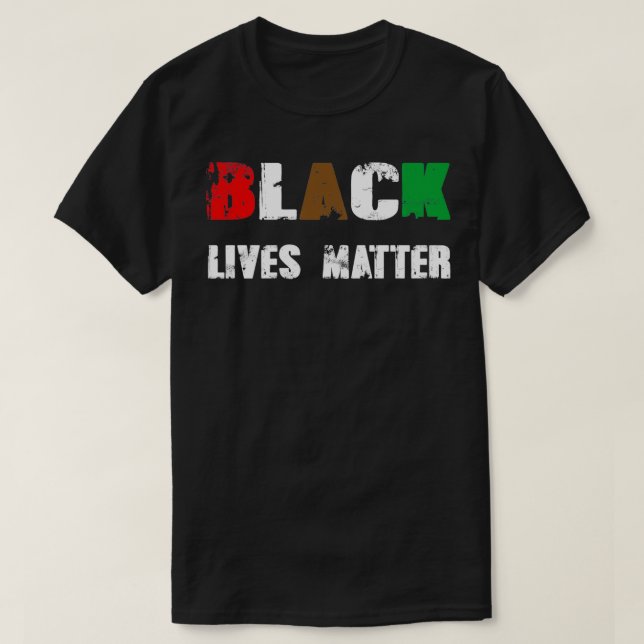 Periodic Table Of Black History T-Shirt (Design Front)