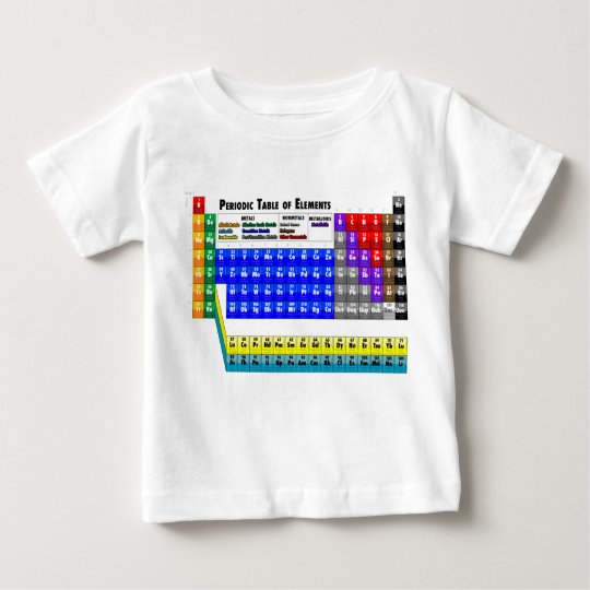 Periodic Table of Elements Baby T-Shirt