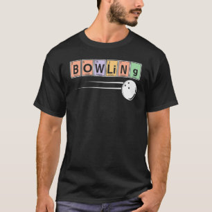 Periodic Table Of Elements  Bowling Player Sport C T-Shirt