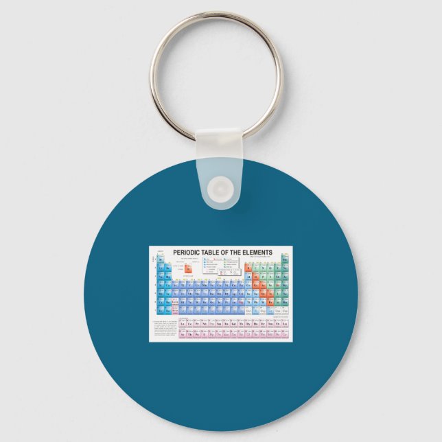 Periodic Table Of Elements Fully Updated  Keychain (Front)