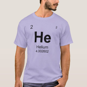 Periodic Table of Elements (Helium) T-Shirt