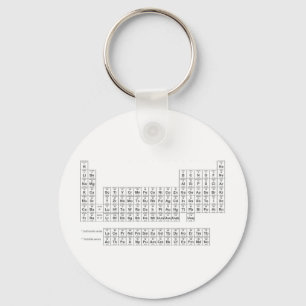 periodic table of elements keychain