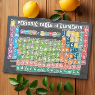 Periodic Table of Elements Kitchen Towel