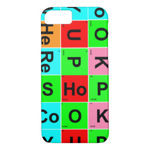 Periodic Table of Elements Letters and Words Case-Mate iPhone Case