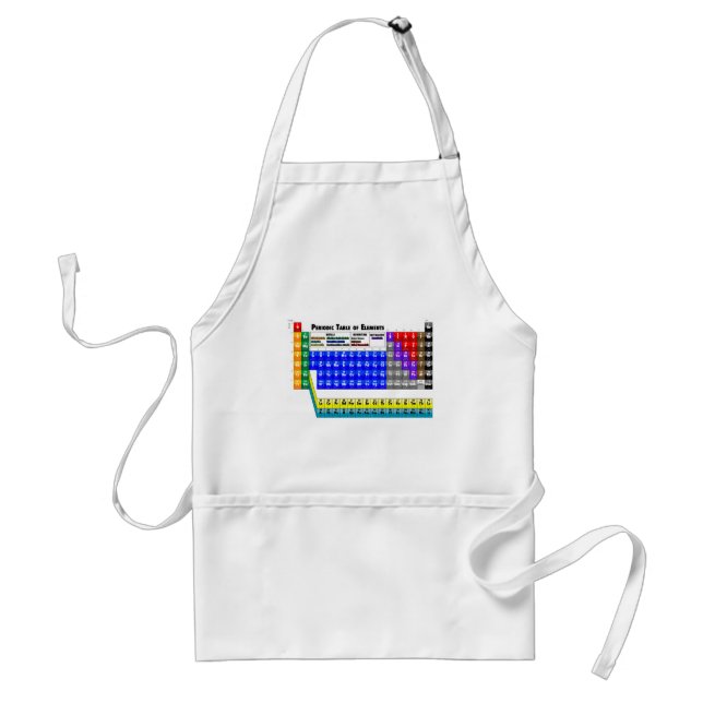 Periodic Table of Elements Standard Apron (Front)