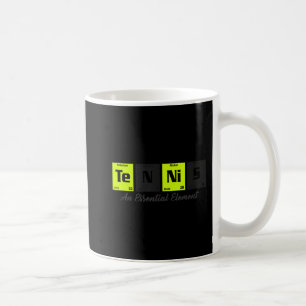 Periodic table of elements Tennis Player gift for Coffee Mug