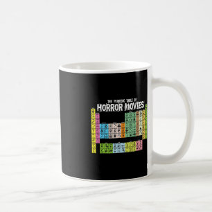 Periodic Table of Horror Movies Chemistry Science  Coffee Mug