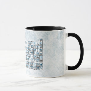 Periodic Table of Texting (Blue) Mug