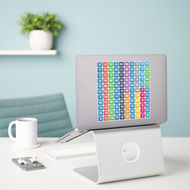 Periodic Table of the Elements 3 (Laptop On Desk)