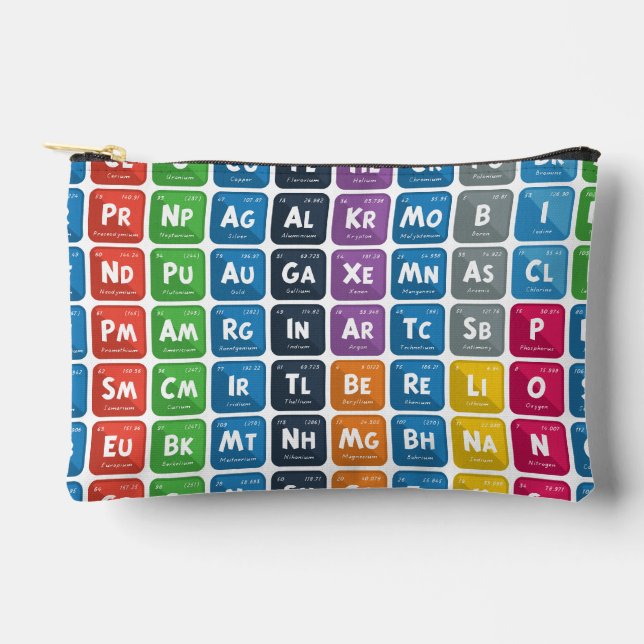 Periodic Table of the Elements 3 Accessory Pouch (Front)