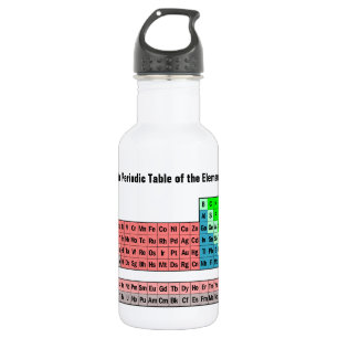 Periodic Table of the Elements 532 Ml Water Bottle