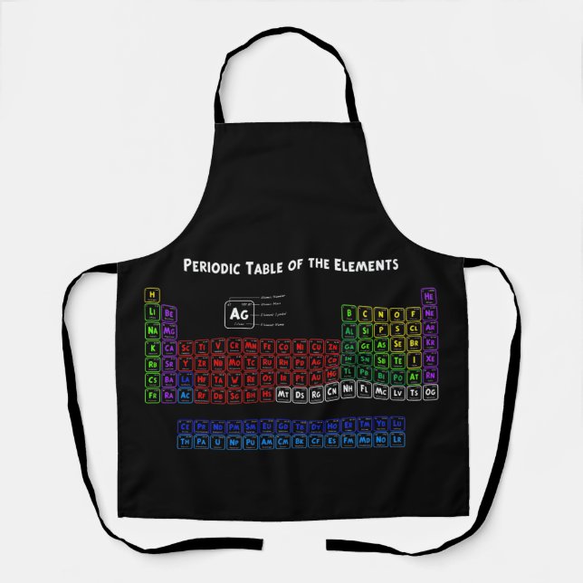 Periodic Table of the Elements Apron (Front)