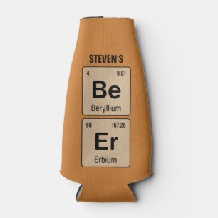 Periodic Table of the Elements Beer Bottle Cooler