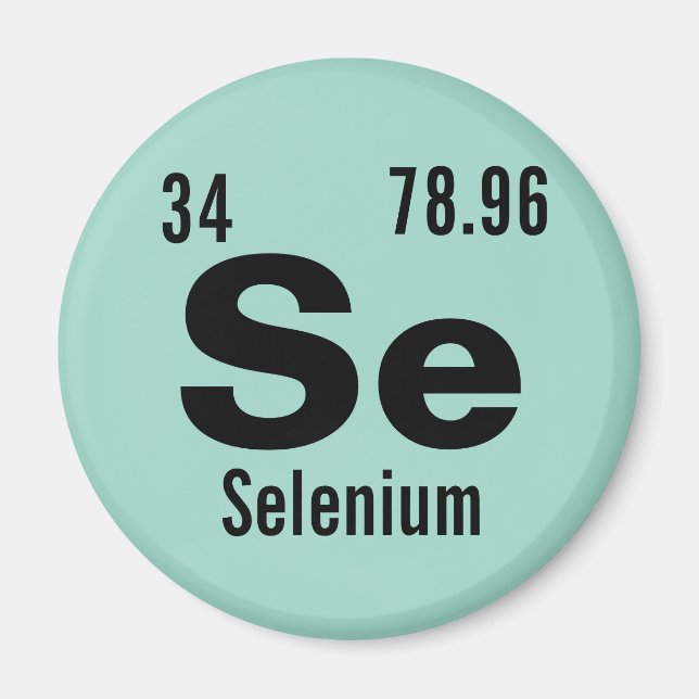 Periodic Table of the Elements Template Magnet (Front)