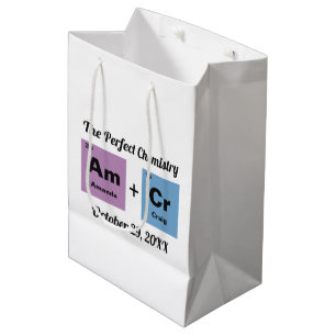 Periodic Table of the Elements Wedding Medium Gift Bag