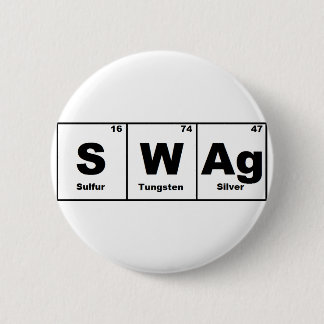 Periodic Table Swag 2 Inch Round Button