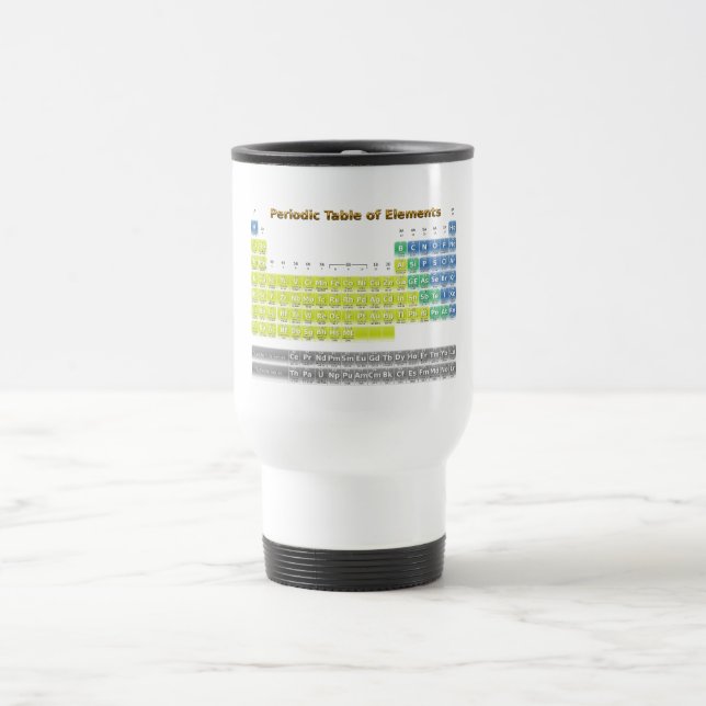 Periodic Table Travel Mug (Center)