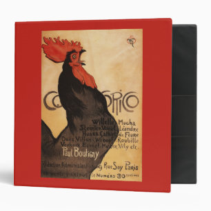 Periodical Cocorico Rooster Promotional Poster Binder
