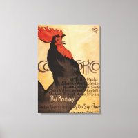 Periodical Cocorico Rooster Promotional Poster