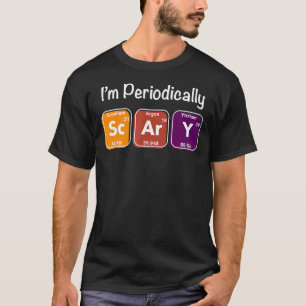 Periodically Scary Halloween Chemistry Joke T-Shirt