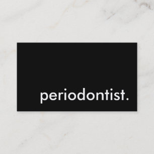 periodontist. business card