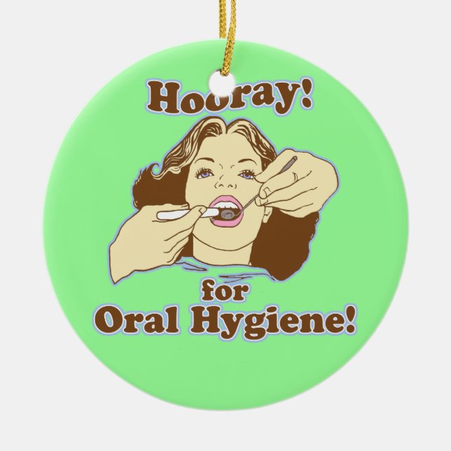 Periodontist Periodontics Periodontry Ceramic Ornament (Front)