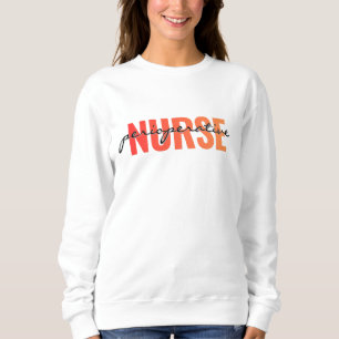 Perioperative Nurse Modern Typography Sweatshirt