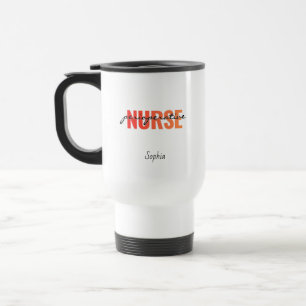 Perioperative Nurse Modern Typography Travel Mug