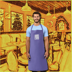 Periwinkle - add logo apron